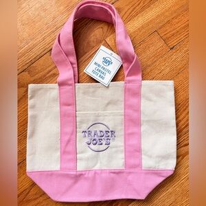 Trader Joe’s Mini Tote Bags -  Pink
